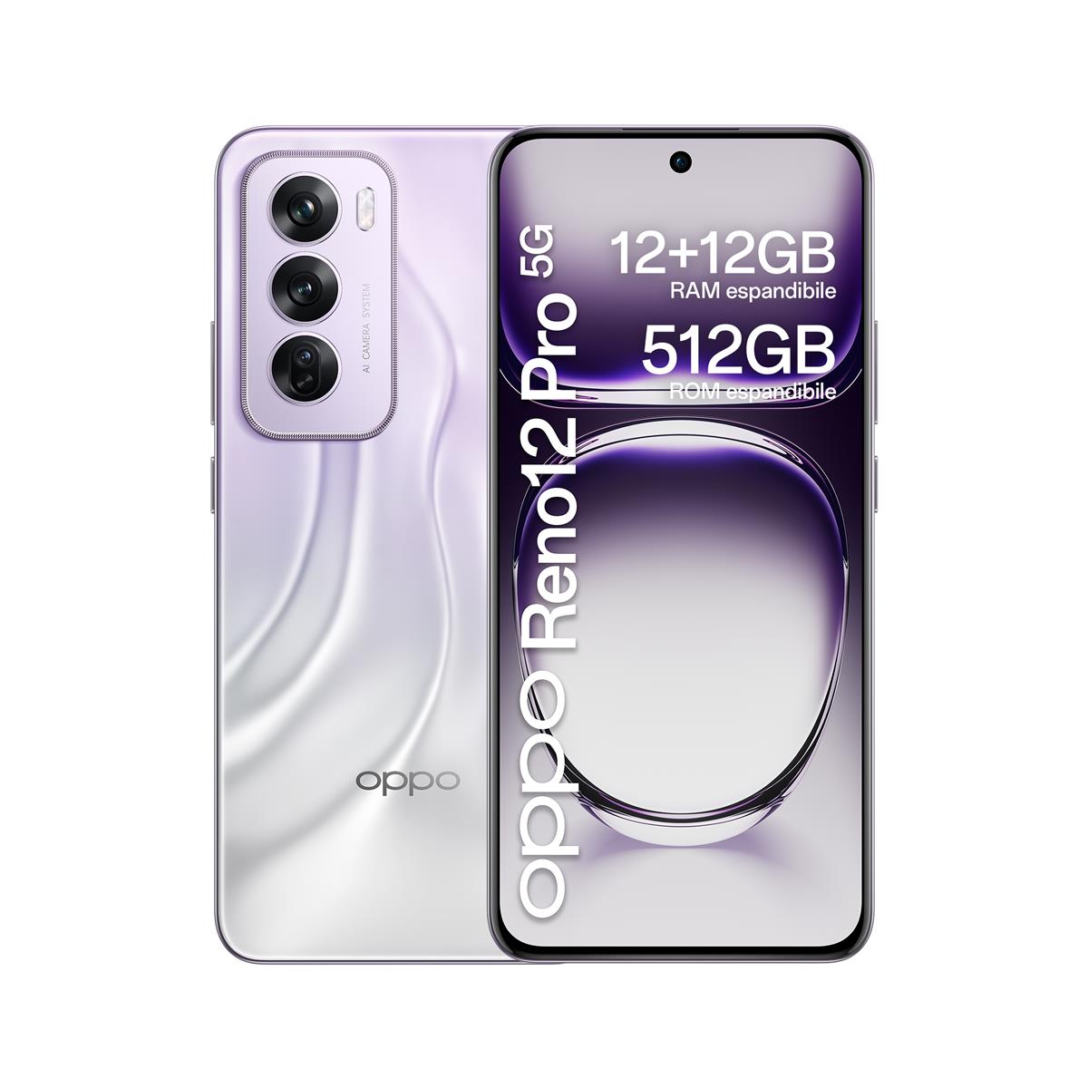 OPPO Reno12 Pro 17 cm (6.7") Dual-SIM Android 14 5G USB Typ-C 12 GB 512 GB 5000 mAh Silber