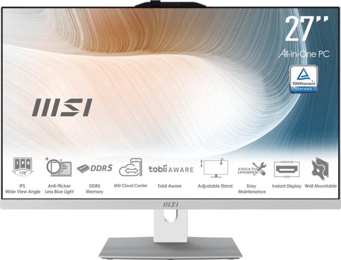 MSI Modern AM272P 1M-838DE 27" i5-120U 8GB 512GB W11P - All-in-One mit Monitor - Core i5 Mobile MSI Modern AM272P 1M-838DE 27" i5-120U 8GB 512GB W11P - All-in-One mit Monitor - Core i5 Mobile