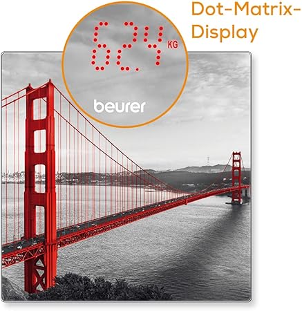 Beurer GS 215 San Fransisco Design Glaswaage Beurer GS 215 San Fransisco Design Glaswaage