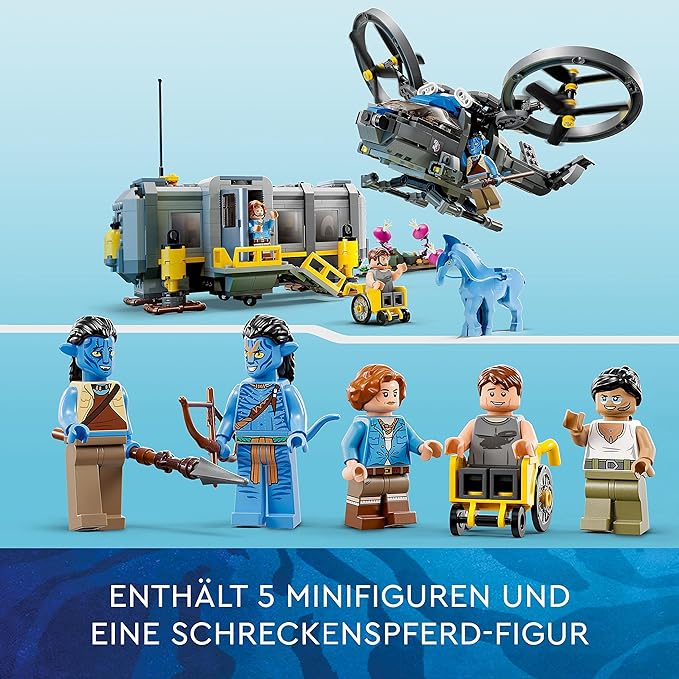 LEGO® 75573 - Avatar™ Schwebende Berge: Site 26 und RDA Samson (887 Teile)