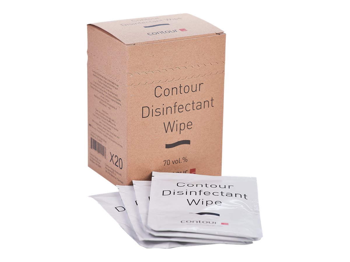 Contour Design Contour Disinfectant Wipe 20 Stück(e)