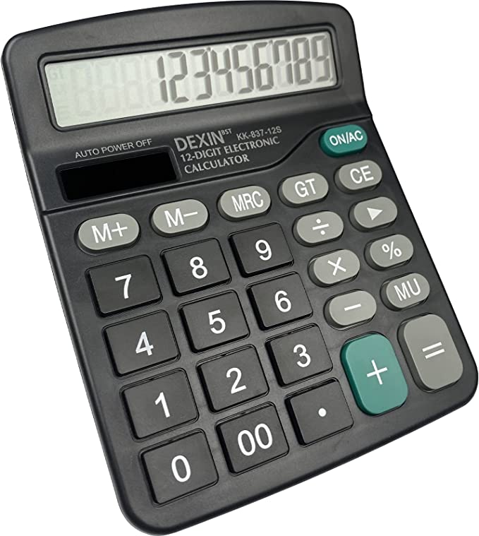 Newaner Taschenrechner, Tischrechner mit 12-Stelligem Großem LCD-Display, Mini Taschenrechner Standard Funktion für Büro, Zuhause und Schule, Tischtaschenrechner mit Großem Tasten, Schwarz Newaner Taschenrechner, Tischrechner mit 12-Stelligem Großem LCD-Display, Mini Taschenrechner Standard Funktion für Büro, Zuhause und Schule, Tischtaschenrechner mit Großem Tasten, Schwarz