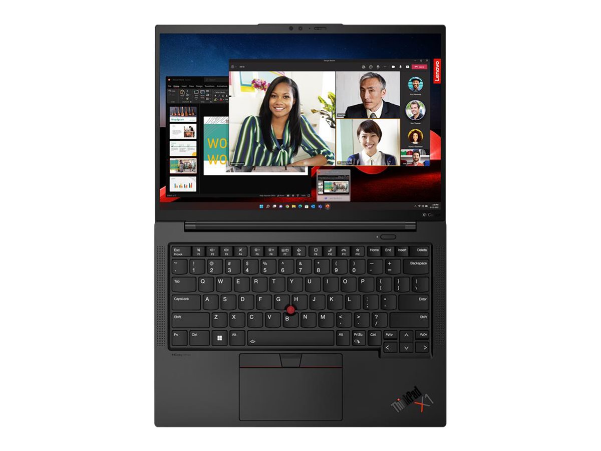Lenovo ThinkPad X1 Carbon Gen 11 21HM - 180°-Scharnierdesign - Intel Core i7 1355U / 1.7 GHz - Evo - Win 11 Pro - Intel Iris Xe Grafikkarte - 16 GB RAM - 512 GB SSD TCG Opal Encryption 2, NVMe, Performance - 35.6 cm (14")