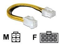 DeLOCK Cable PCI Express Power 8pin EPS > 4pin ATX/P4 Mehrfarbig 0,15 m