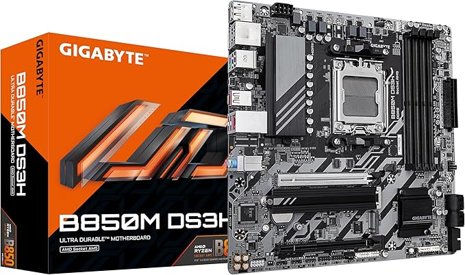 Gigabyte GIGA B850M DS3H AM5/DDR5/µATX - Mainboard - AMD Sockel AM5 (Ryzen Zen4)