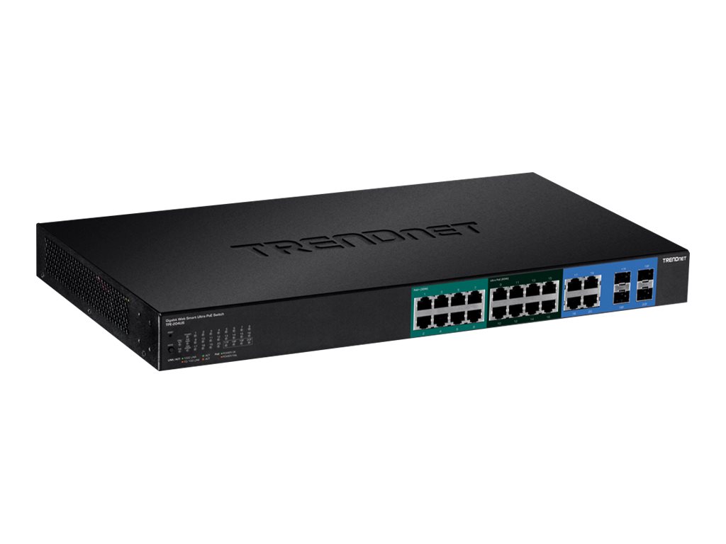 TRENDnet TPE 204US - Switch - Smart - 8 x 10/100/1000 (UPOE)
