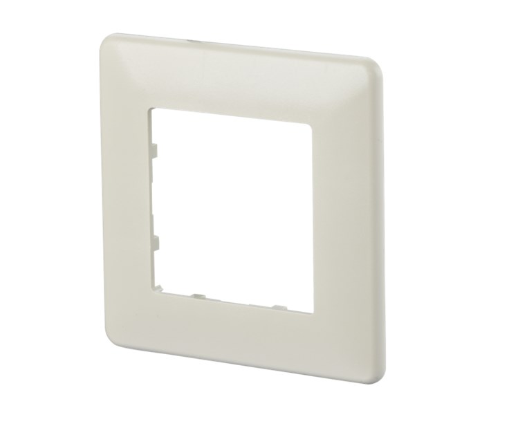 METZ CONNECT Abdeckplatte 80 x 80 mm, reinweiß, Modul