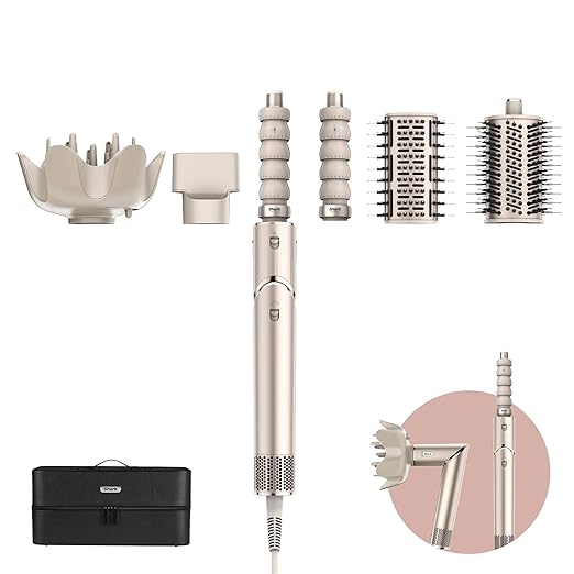 Shark 5in1 Haartrockner HD446SLEU Beige/Champagner