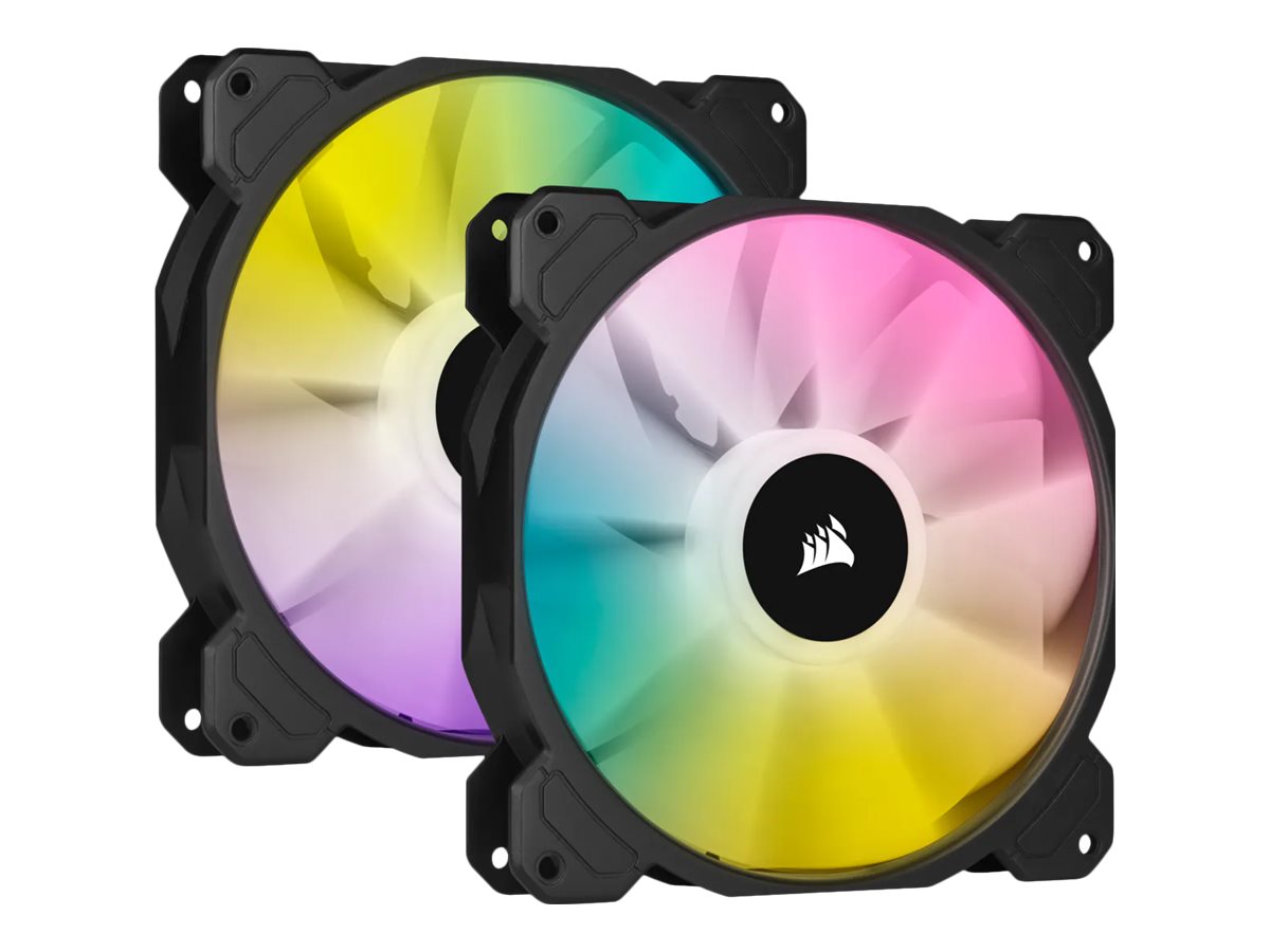 Corsair SP140 RGB ELITE Computergehäuse Ventilator 14 cm Schwarz 2 Stück(e)