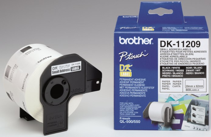 Brother Etiketten DK11209 P-Touch, Adressetiketten 62x29mm