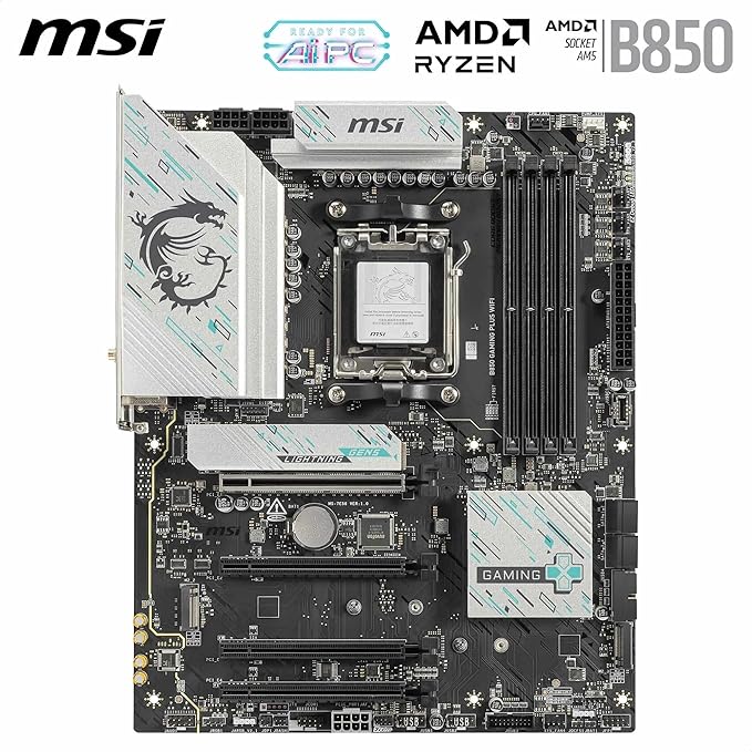 MSI B850 GAMING PLUS WIFI - Mainboard - ATX MSI B850 GAMING PLUS WIFI - Mainboard - ATX