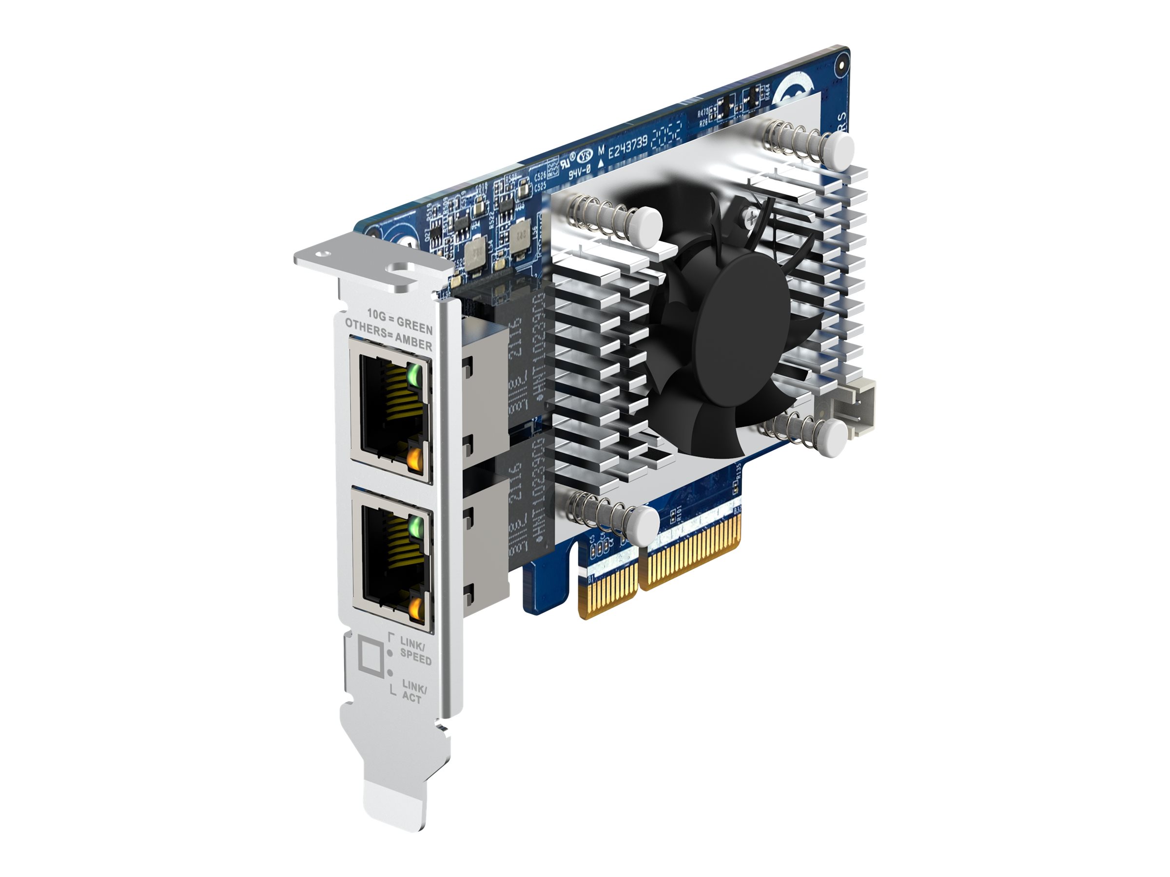 QNAP QXG-10G2TB - Netzwerkadapter - PCIe 3.0 x4 Low-Profile QNAP QXG-10G2TB - Netzwerkadapter - PCIe 3.0 x4 Low-Profile