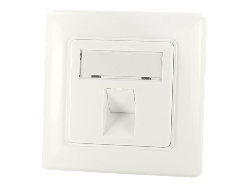 LogiLink Keystone-Steckdose - mit Beschriftungsfenster