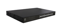 LevelOne GEP-2821 Netzwerk-Switch Unmanaged Gigabit Ethernet (10/100/1000) Power over Ethernet (PoE) 1U Schwarz