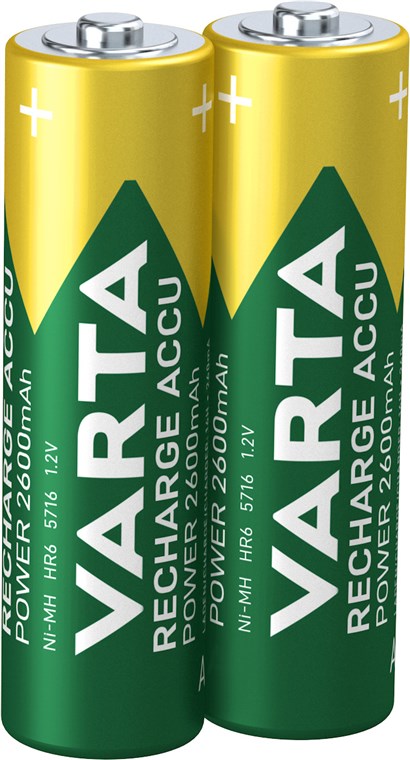 Varta Akku 2 x Mignon 2,6 Ah Blister