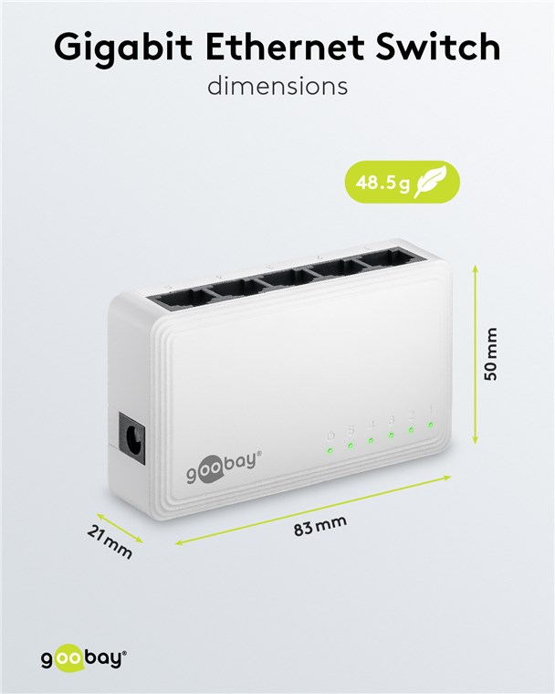 5-Port Gigabit Ethernet Netzwerk-Switch