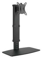 Equip Aufstellung - freistehend - für Flachbildschirm - Kunststoff, Metall - Schwarz - Bildschirmgröße: 43.2-81.3 cm (17"-32")