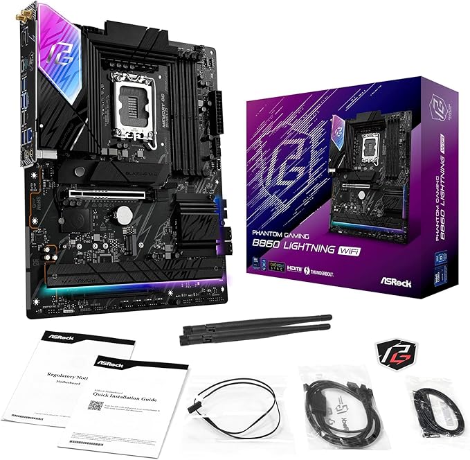 ASRock B860 Lightning WiFi DDR5 Intel S1851 retail ASRock B860 Lightning WiFi DDR5 Intel S1851 retail