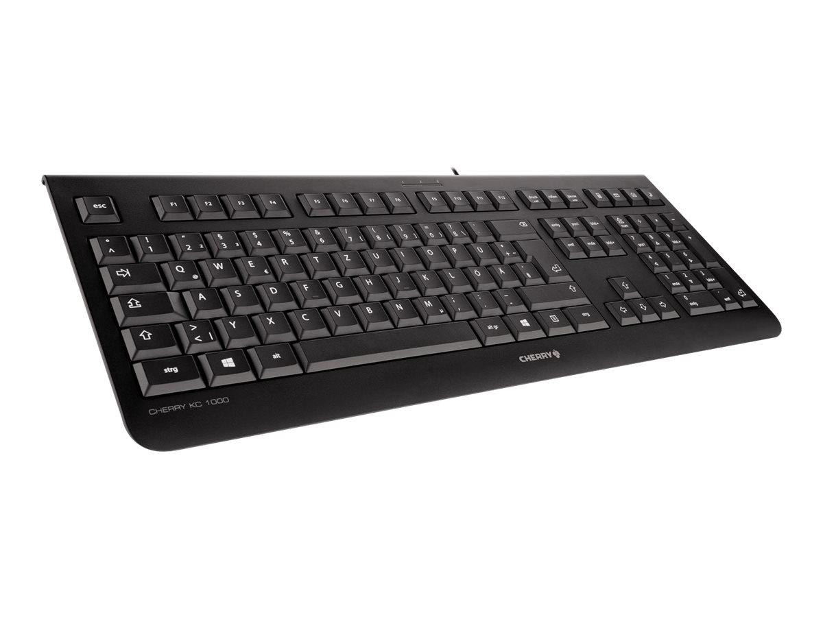CHERRY KC 1000, Kabelgebundene Tastatur, Schwarz, USB (QWERTZ - DE) CHERRY KC 1000, Kabelgebundene Tastatur, Schwarz, USB (QWERTZ - DE)