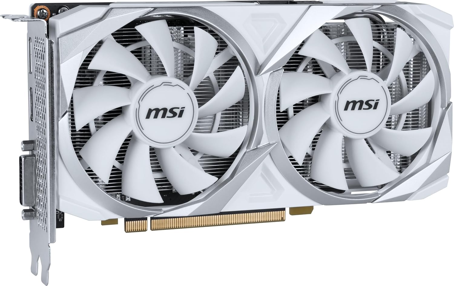 MSI GeForce RTX 3050 Ventus 2X XS WHITE 8G OC (1x DisplayPort, 1x HDMI 2.1, 1x DVI-D) - 8.192 MB