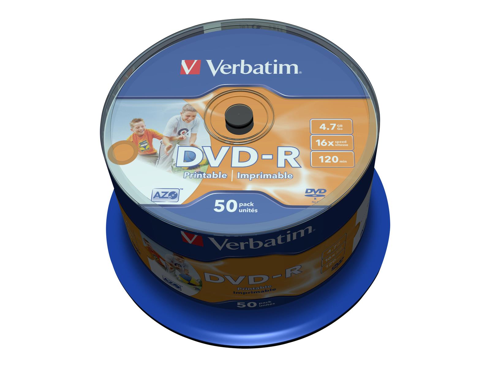 Verbatim 43533 DVD-Rohling 4,7 GB DVD-R 50 Stück(e)