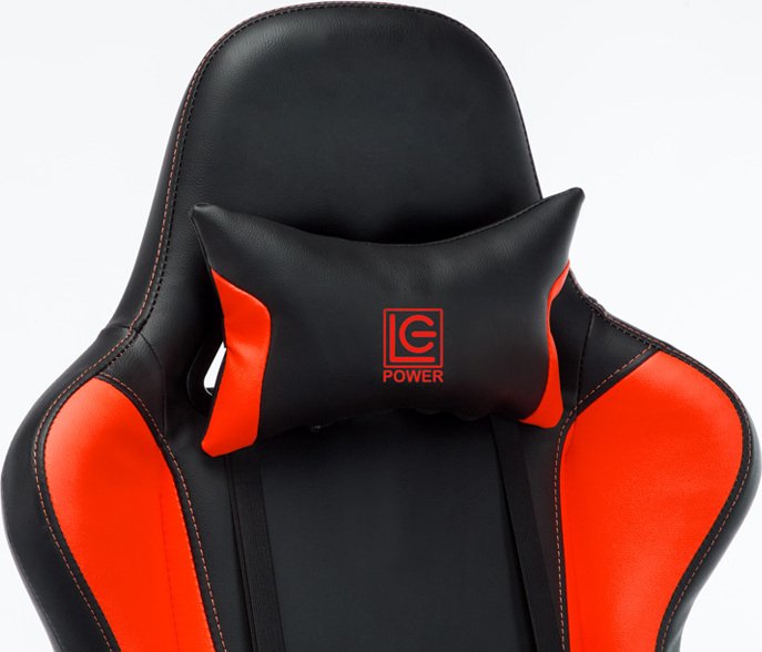 LC-Power LC-GC-600BR - Gepolsterter Sitz - Gepolsterte Rückenlehne - Schwarz - Rot - Schwarz - Rot - Schaum - Kunststoff - Schaum - Kunststoff