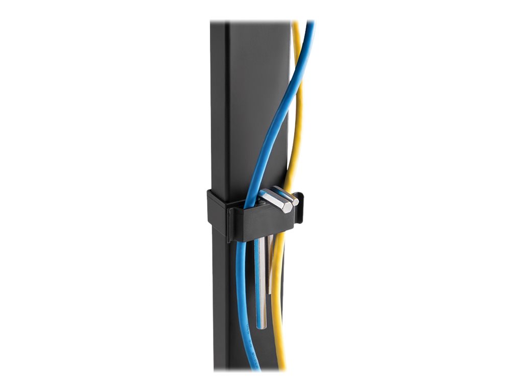 LogiLink Befestigungskit - für Flachbildschirm - Kunststoff, Stahl - Schwarz - Bildschirmgröße: 43.2-81.3 cm (17"-32")