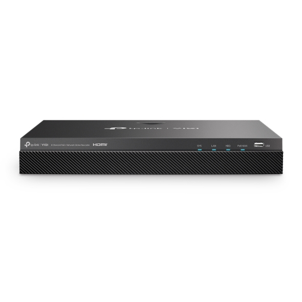 TP-Link VIGI NVR2008H-8MP Netzwerk-Videorekorder (NVR) Schwarz