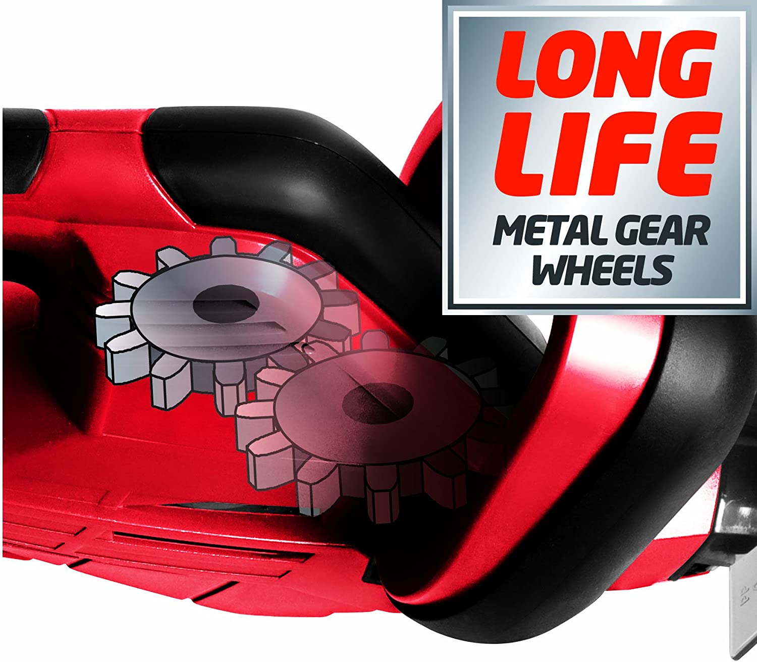 Einhell Elektro-Heckenschere GH-EH 4245 (420W, 450mm Schnittlänge, 12mm Schnittstärke), Metallgetriebe, Alu-Messerabdeckung, Handschutz, Schwertschutz) Einhell Elektro-Heckenschere GH-EH 4245 (420W, 450mm Schnittlänge, 12mm Schnittstärke), Metallgetriebe, Alu-Messerabdeckung, Handschutz, Schwertschutz)