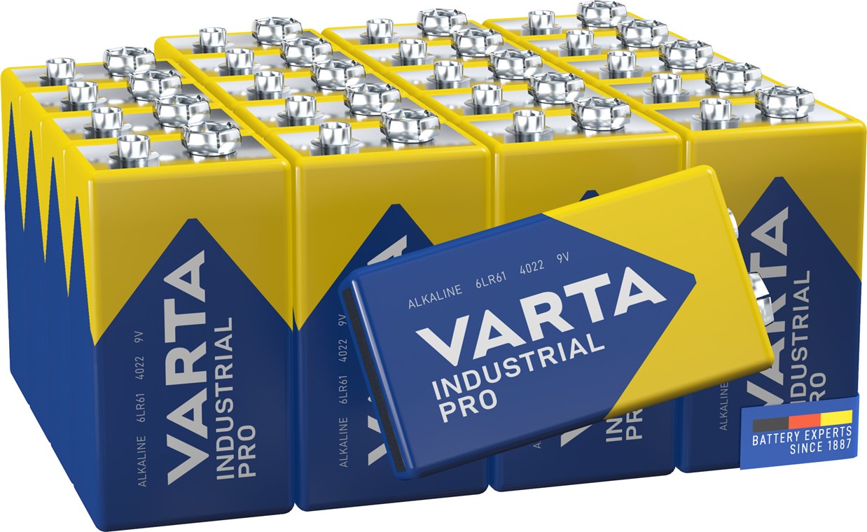 Varta Industrial Pro - Batterie 20 x 6LR61 - Alkalisch