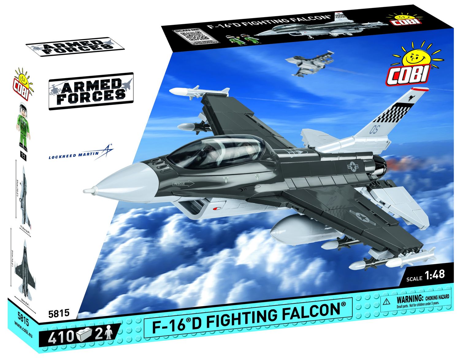 Cobi 5815 - Konstruktionsspielzeug - F-16D FIGHTING FALCO
