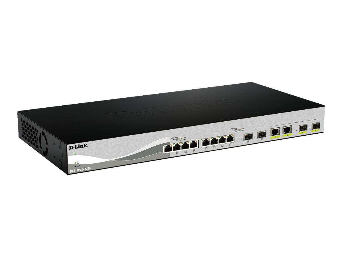 D-Link Web Smart DXS-1210-12TC - Switch - managed