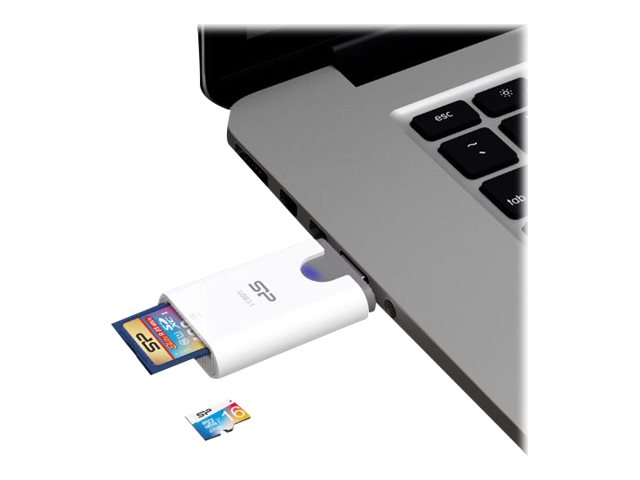 Silicon Power Combo - Kartenleser (SD, microSD)