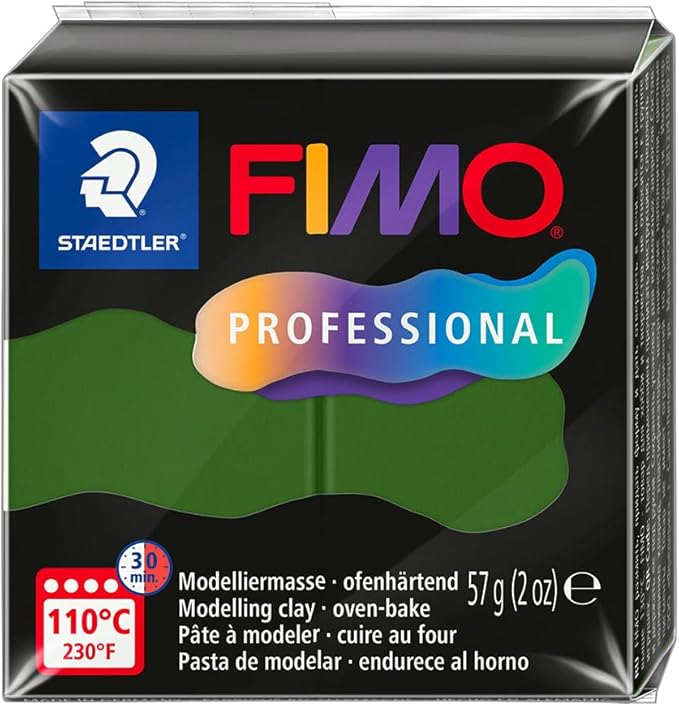 FIMO Mod.masse Fimo prof 57g blattgrün