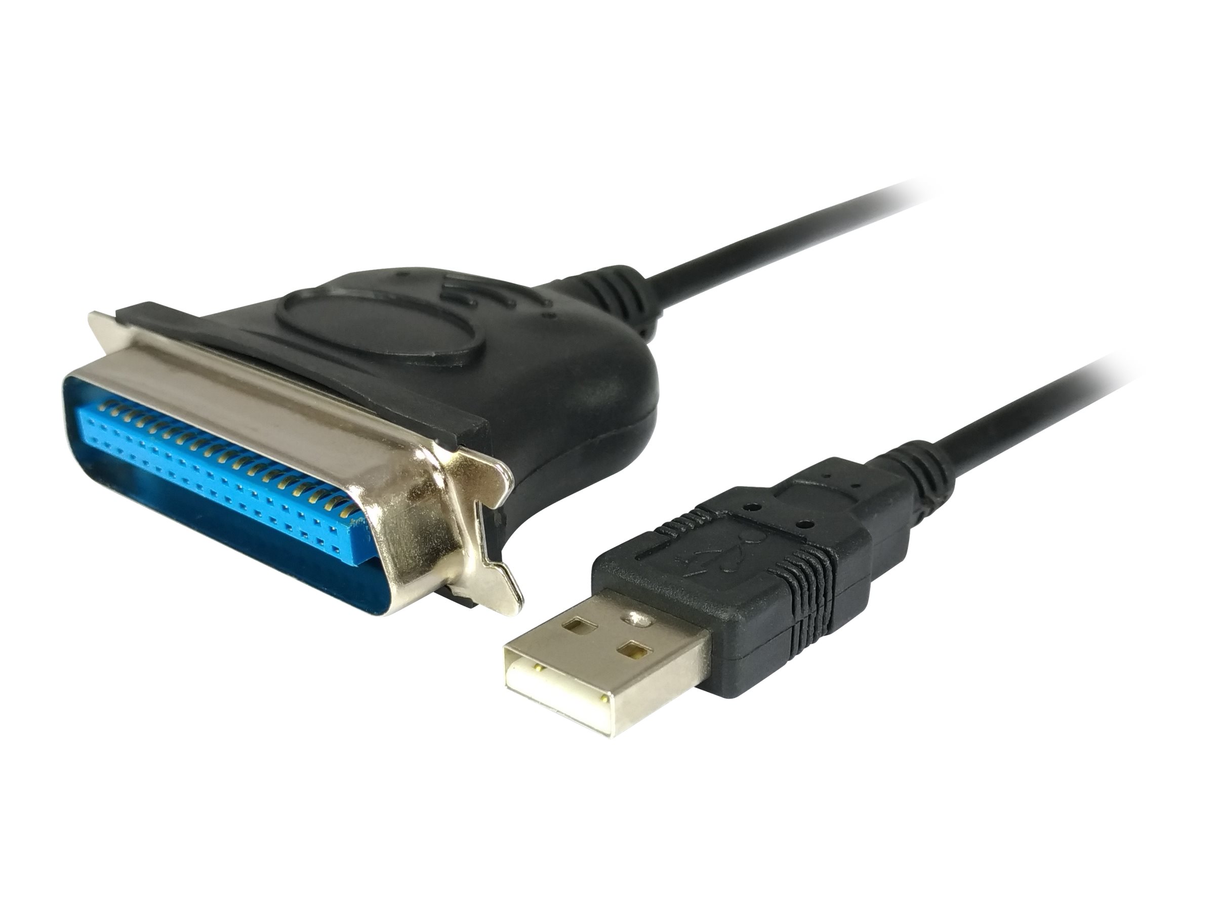 Equip USB auf Parallel adapter kable, schwarz