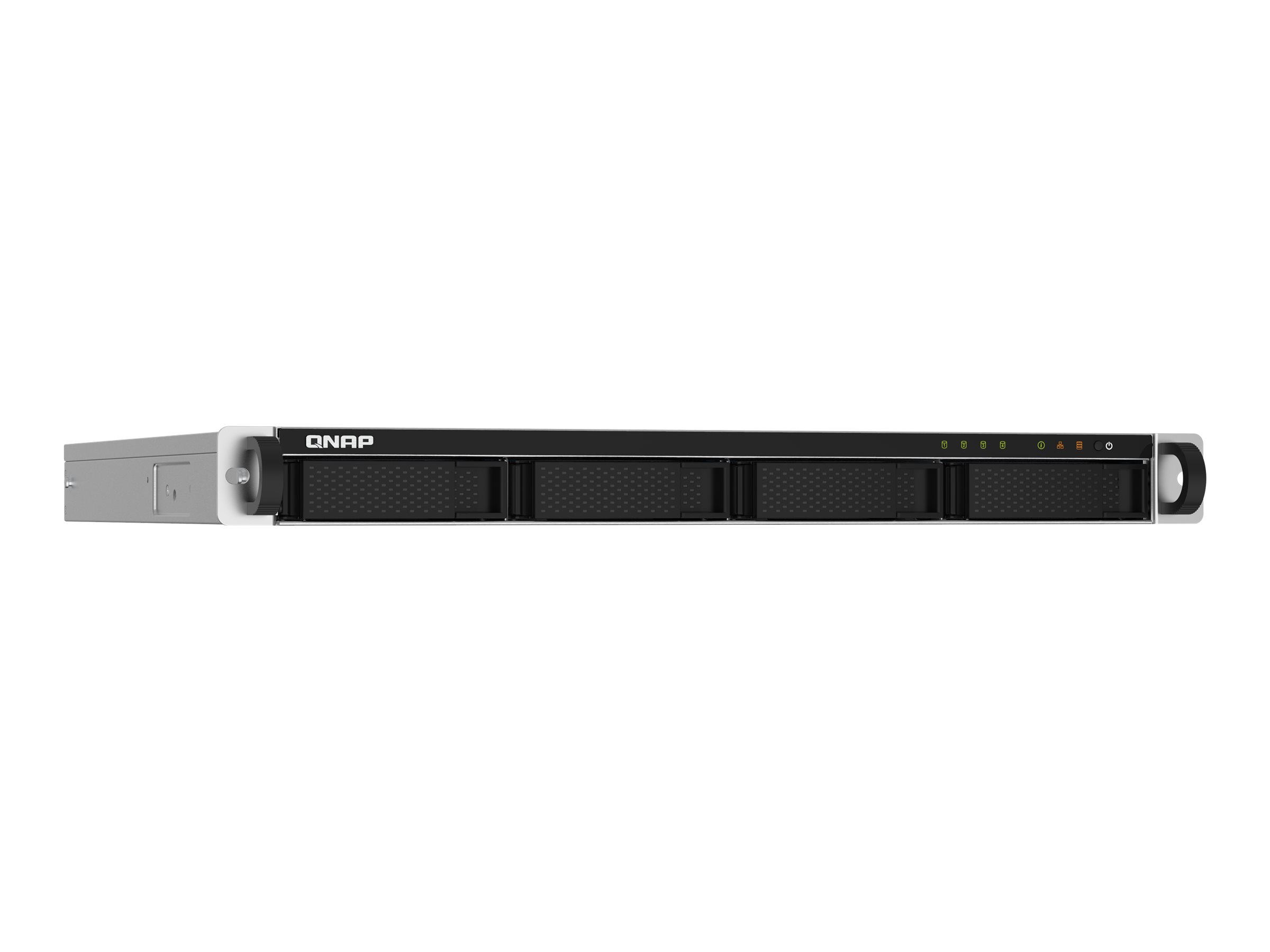 QNAP TS-432PXU-RP NAS Rack (1U) Annapurna Labs Alpine AL-324 2 GB DDR4 0 TB Schwarz