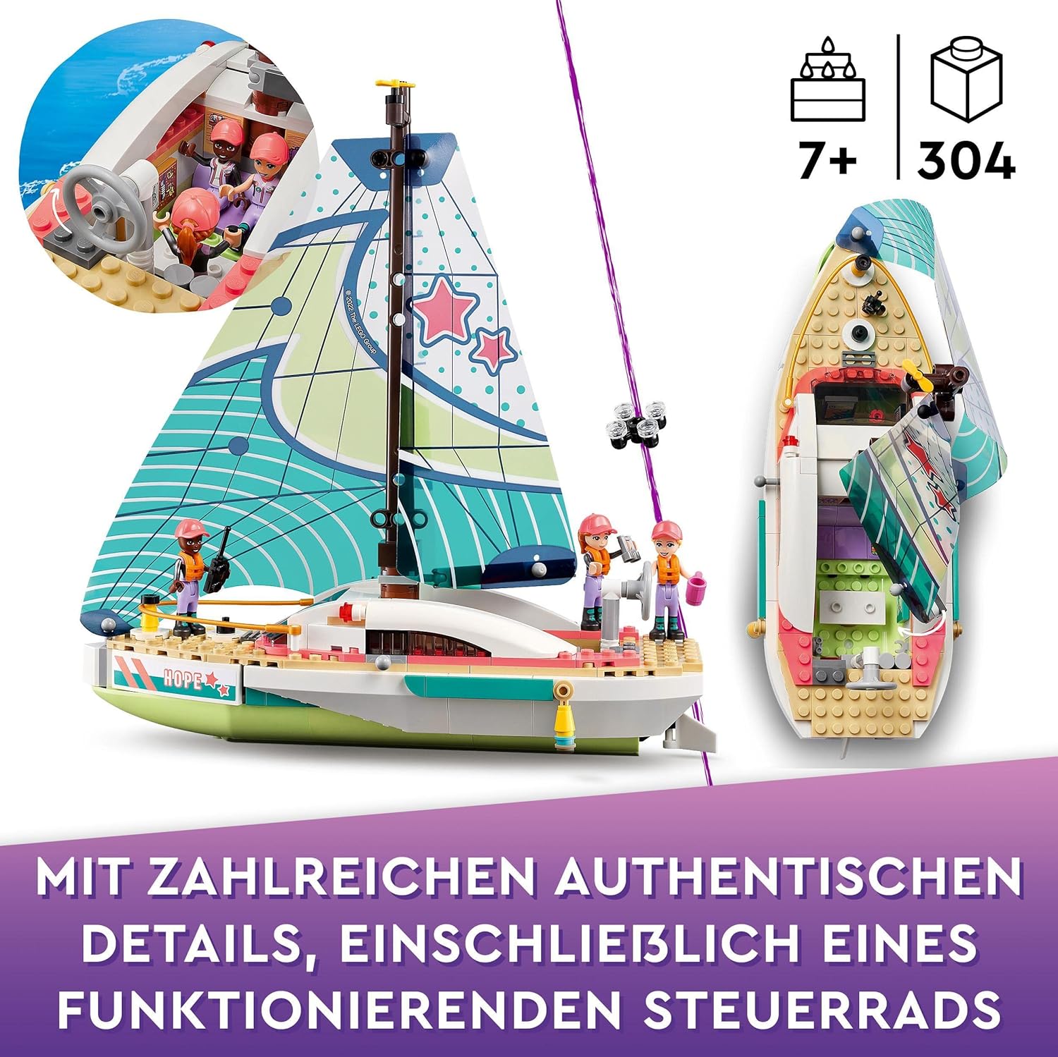 LEGO Friends 41716 Stephanies Segelabenteuer