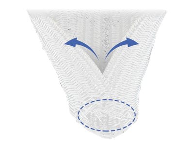 Delock Geflechtschlauch selbstschließend 5 m x 13 mm weiß