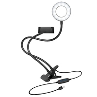 Logilink Smartphone-Ringlicht-Klemmhalterung, DM 8.5cm Logilink Smartphone-Ringlicht-Klemmhalterung, DM 8.5cm