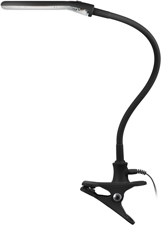 LED-Klemm-Lupenleuchte, 6 W, schwarz