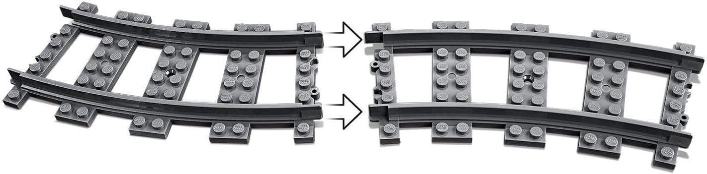 LEGO® City Eisenbahn 60238 - Weichen (8 Teile) LEGO® City Eisenbahn 60238 - Weichen (8 Teile)