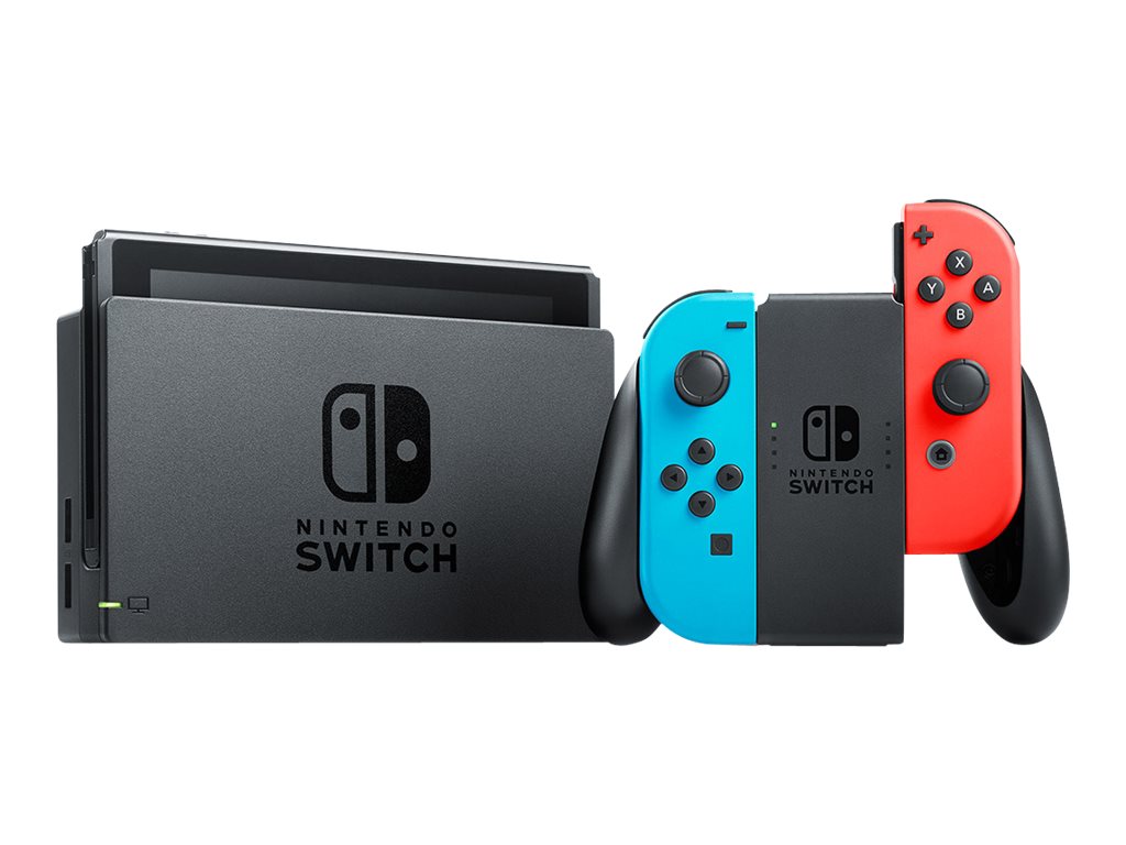 Nintendo Switch Console V2, red/blue, DE