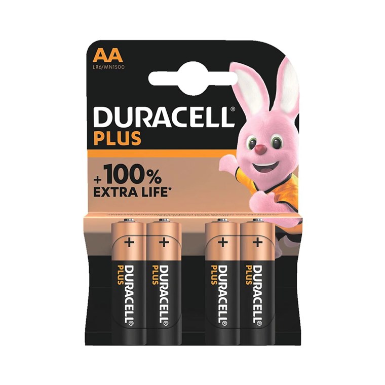 Duracell Plus 100 Einwegbatterie AA Alkali