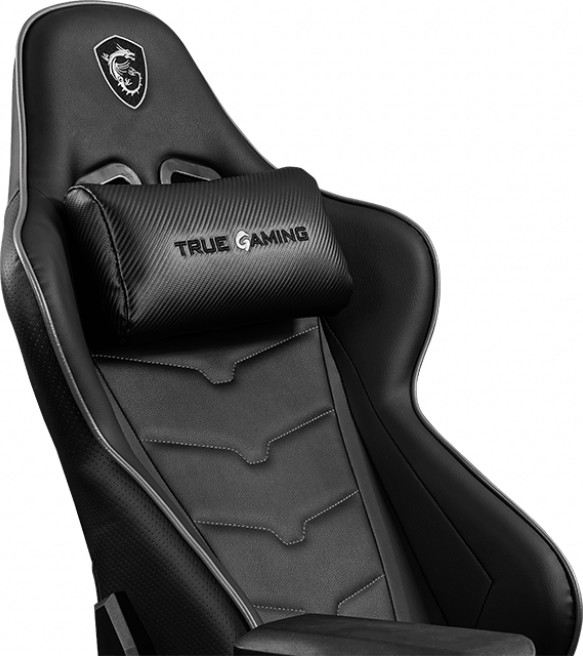 MSI MAG CH120 I - Universal-Gamingstuhl - 150 kg - Gepolsterter Sitz - Gepolsterte Rückenlehne - 200 cm - Schwarz