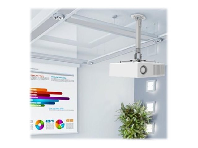 Techly ICA-PM 18M Projektorhalterung Zimmerdecke Silber