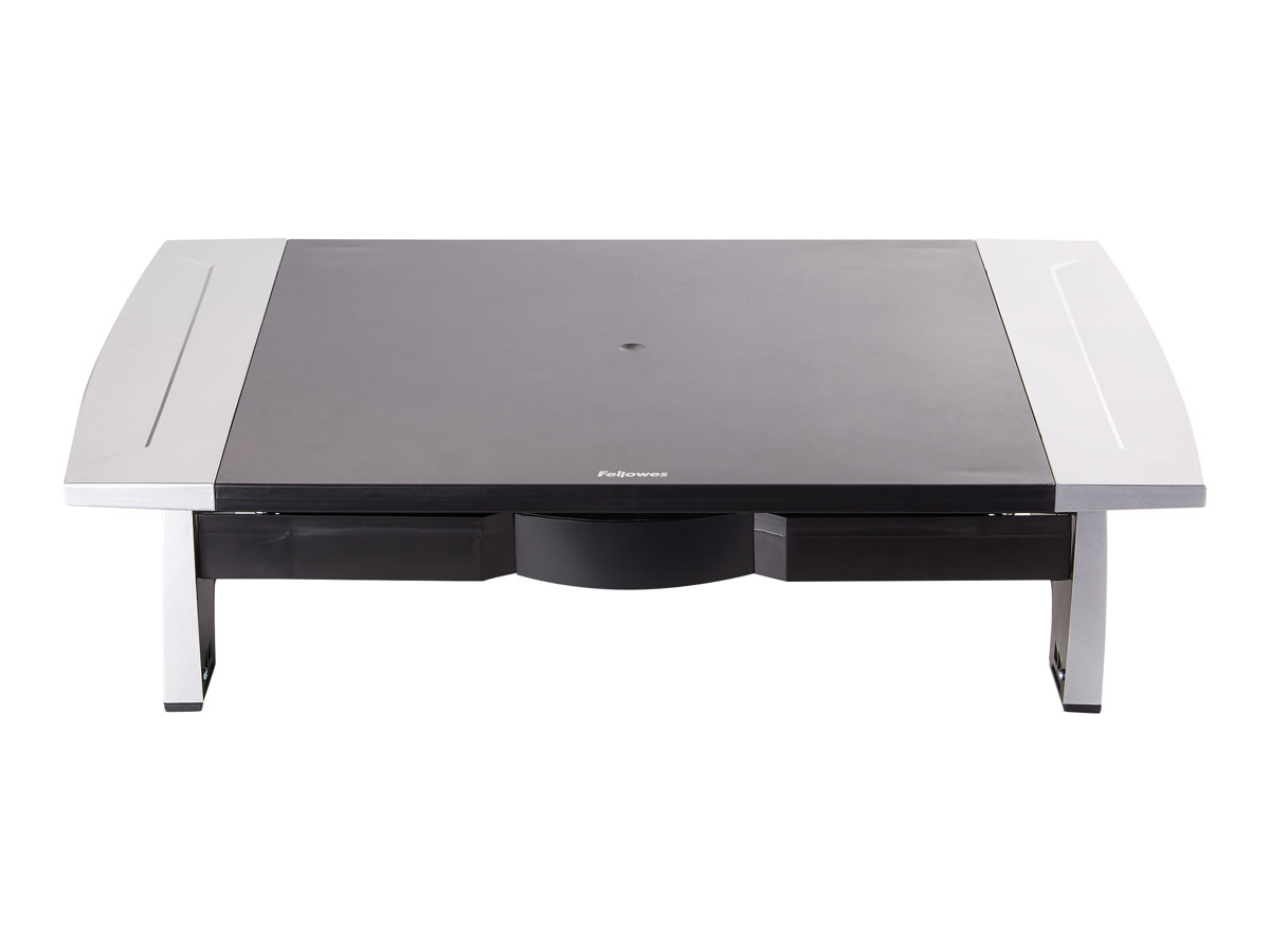 Fellowes Office Suites 71,1 cm (28") Tisch/Bank Schwarz, Silber