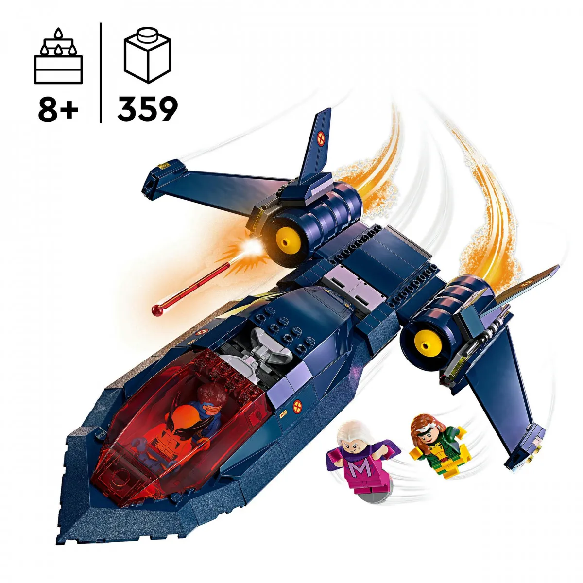 LEGO® 76281 Marvel Super Heroes™ - X-Jet der X-Men (359 Teile)