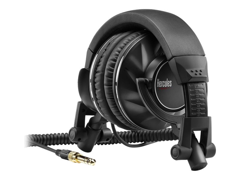 Hercules HDP DJ60 Kopfhörer Kabelgebunden Kopfband Musik Schwarz