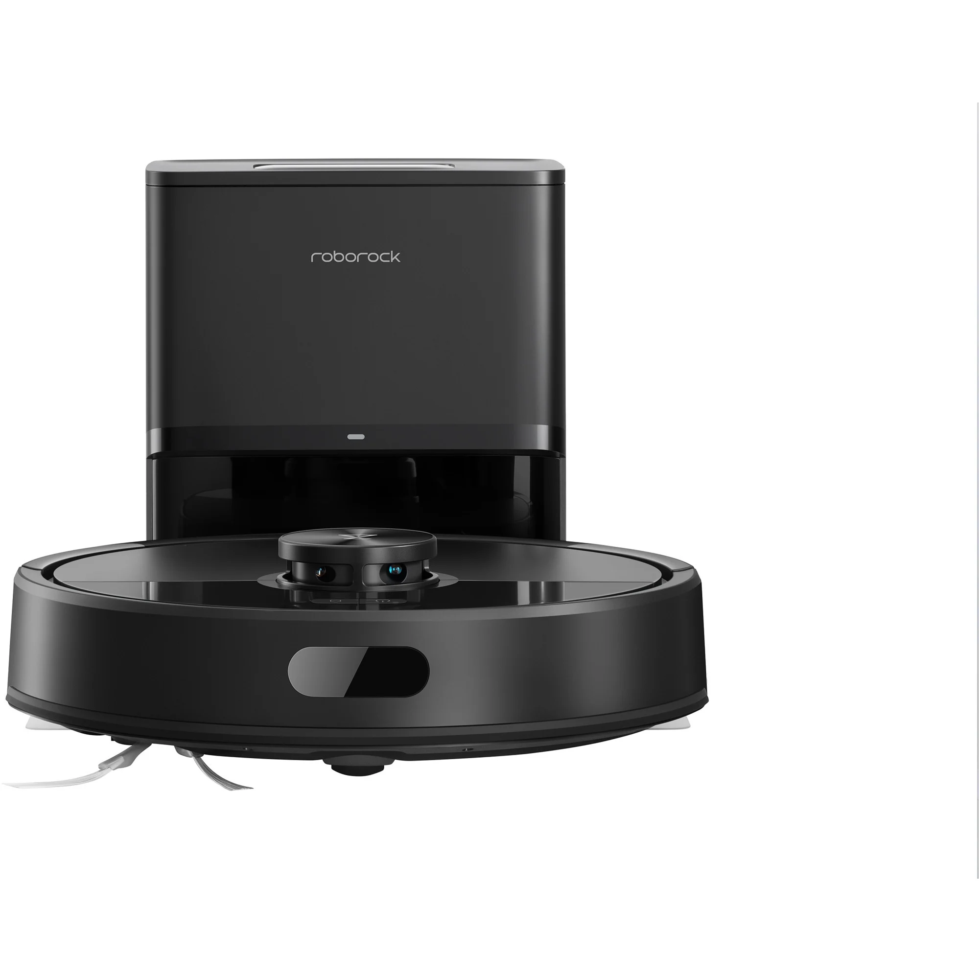 Roborock Q7 TF+, Saugroboter (schwarz, Mit RockDock Plus Dockingstation)