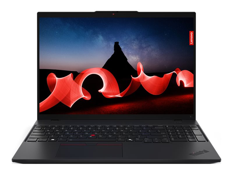 Lenovo ThinkPad L16 Gen 1 (Intel) Intel Core Ultra 7 155U Laptop 40,6 cm (16") WUXGA 16 GB DDR5-SDRAM 512 GB SSD Wi-Fi 6E (802.11ax) Windows 11 Pro Deutsch Schwarz